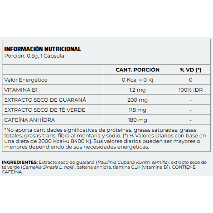 CAFEINA 200 NUTREMAX