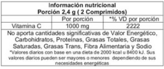 VITAMINA C 500mg X 30 COMP VITATECH