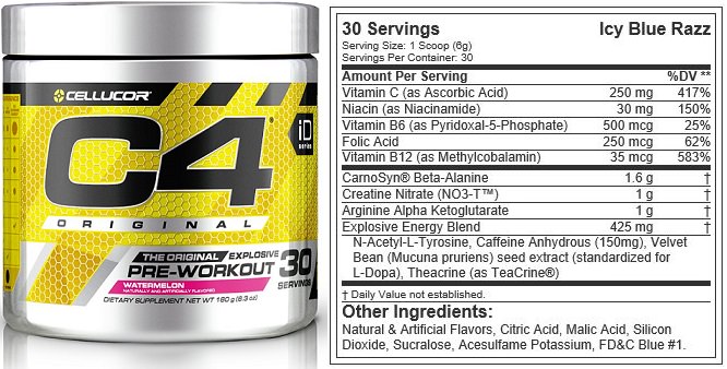 PRE WORK C4 60 SERV CELLUCOR