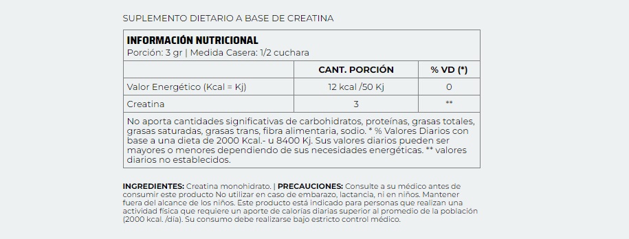 CREATINA 200G  - NUTREMAX