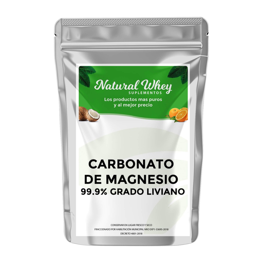 CARBONATO DE MAGNESIO LIVIANO 500grms