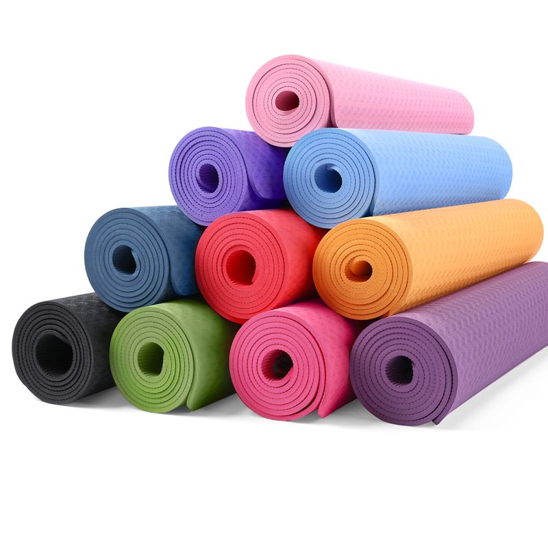 MAT YOGA TPE 1 COLOR 6mm + BOLSO 