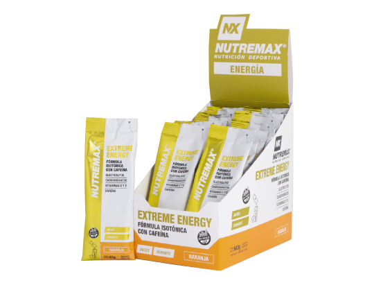 CAJA X 20 SOBRES EXTREME ENERGY  - NUTREMAX