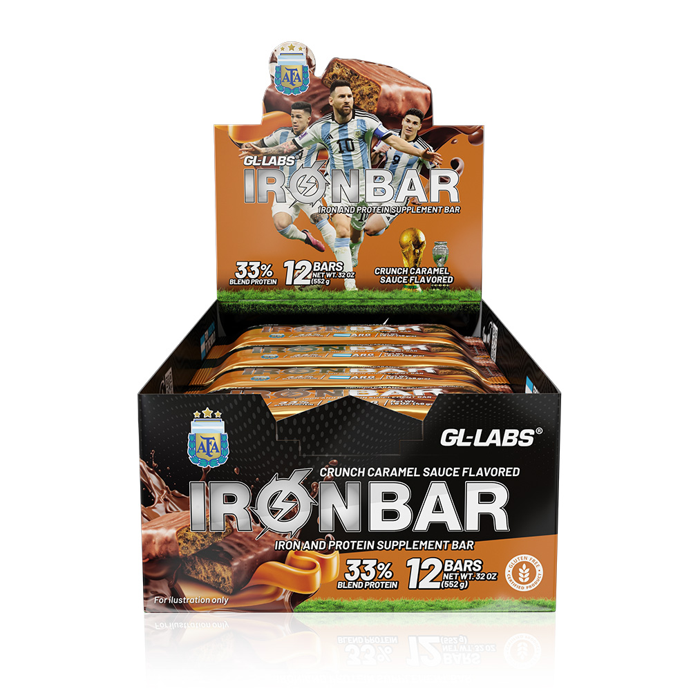 CAJA X 20 BARRITAS PROTEINA IRON BAR 46gr GENTECH