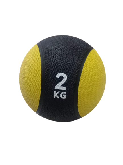 PELOTA MEDICINE BALL CON PIQUE 2KG