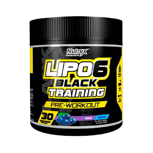 LIPO6 BLACK TRAINING PRE-WORKOUT X 30 SERV NUTREX RESEARCH INC.