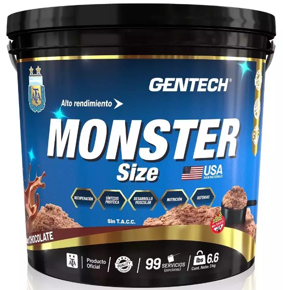 PROTEINA WHEY PROTEIN 7900 X 3kg MONSTER SIZE GENTECH