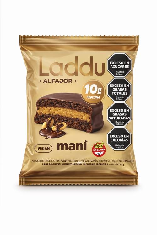 ALFAJOR PROTEICO MANI 60gr - LADDUBAR