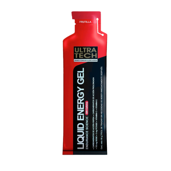 LIQUID ENERGY GEL S/CAFEINA X60G ULTRATECH