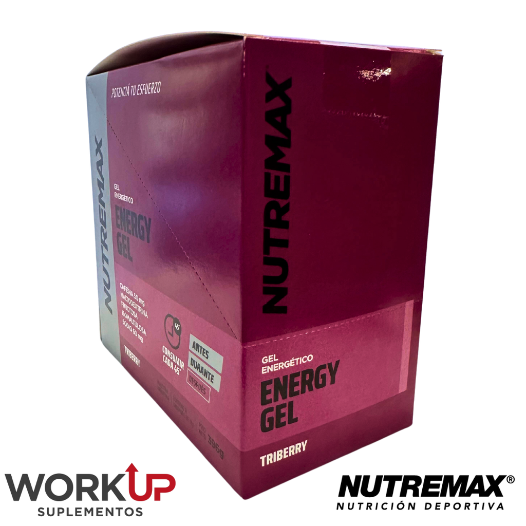 CAJA X 12 ENERGY GEL c/CAFEINA NUTREMAX