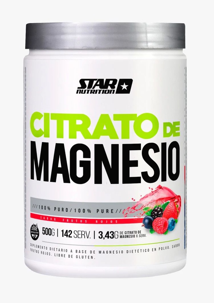 MAGNESIO 500Grms 142 SERVICIOS STAR NUTRITION