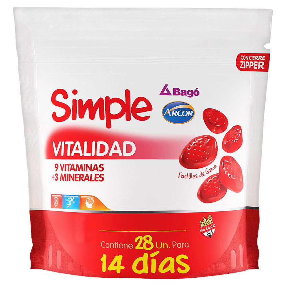 GOMITA SIMPLE VITALIDAD 28Un