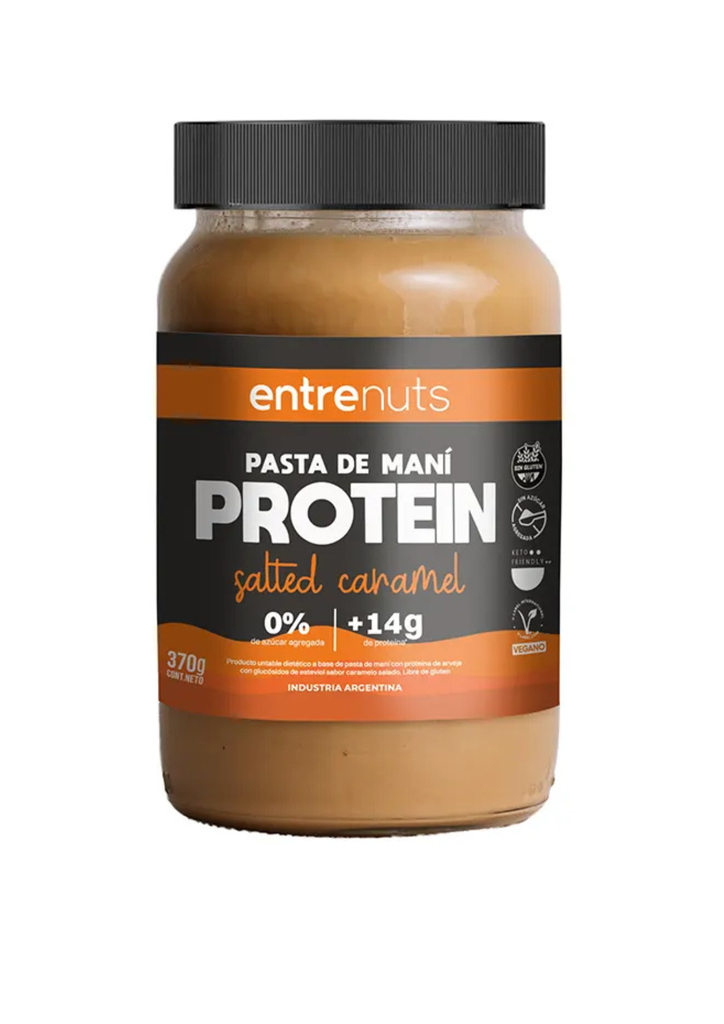PASTA DE MANI PROTEICA 370 grs ENTRE NUTS