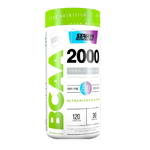 BCAA 2000 120 CAPS STAR NUTRITION