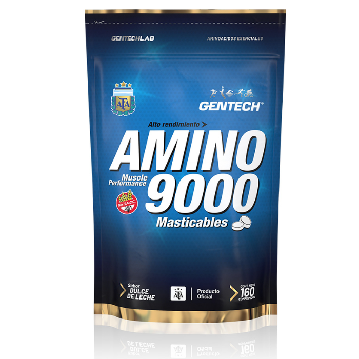 AMINOACIDOS AMINO 9000 MASTICABLE 160 COMP GENTECH