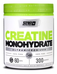 CREATINA MONOHYDRATE EEUU 300gr STAR NUTRITION