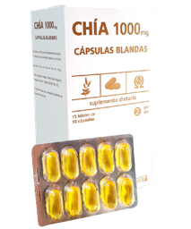 BLISTERA CHIA 1000 MG 15 B 10 CAPSULAS BIOFIT