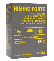 BLISTERA HIERRO FORTE 15 BLIST 10 COMP BIOFIT