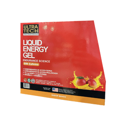 CAJA X 12 LIQUID ENERGY GEL S/CAFEINA ULTRATECH