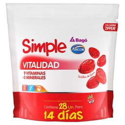 GOMITA SIMPLE VITALIDAD 28Un