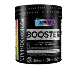 N.O. BOOSTER 5 OXIDO NITRICO  180 COMP STAR NUTRITION