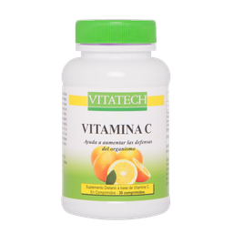 [7798139070324] VITAMINA C 500mg X 30 COMP VITATECH